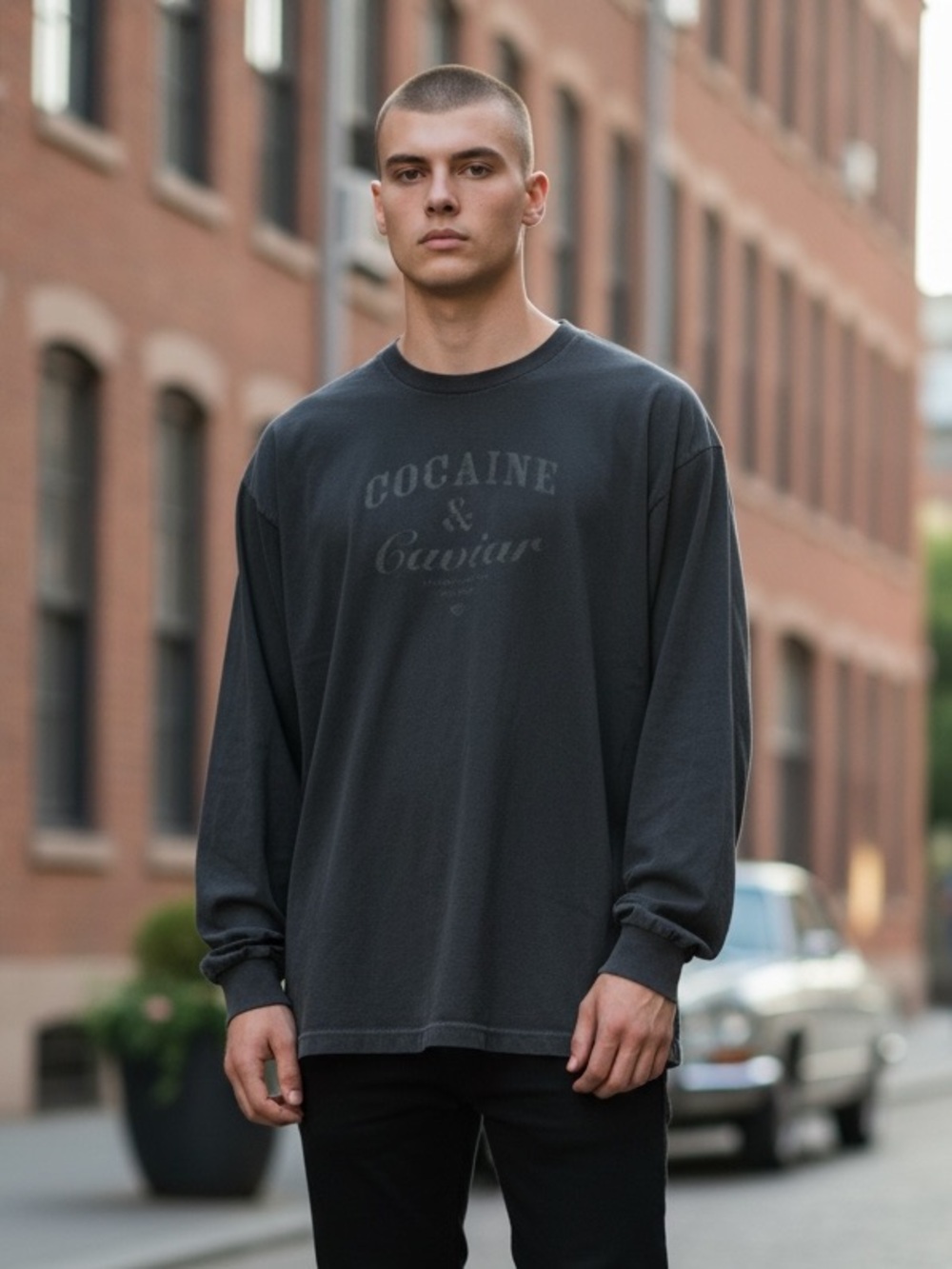 Crooks & Castles // Cocaine and Caviar // Long-Sleeve Tee